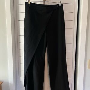 Crea concept Black Wide Leg Women's Pants